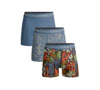 Muchachomalo Boxers pour Hommes, sous-vêtements en Coton pour Hommes, Multipack de 3 pièces, Boxers imprimés Coupe Classique, avec Ceinture élastique