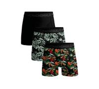 Muchachomalo Boxers pour Hommes, sous-vêtements en Coton pour Hommes, Multipack de 3 pièces, Boxers imprimés Coupe Classique, avec Ceinture élastique