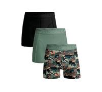Muchachomalo Boxers pour Hommes, sous-vêtements en Coton pour Hommes, Multipack de 3 pièces, Boxers imprimés Coupe Classique, avec Ceinture élastique