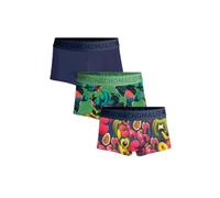 Muchachomalo Boxers pour Hommes, sous-vêtements en Coton pour Hommes, Multipack de 3 pièces, Boxers imprimés Coupe Classique, avec Ceinture élastique