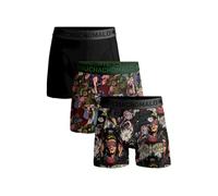 Muchachomalo Boxers pour Hommes, sous-vêtements en Coton pour Hommes, Multipack de 3 pièces, Boxers imprimés Coupe Classique, avec Ceinture élastique