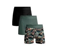 Muchachomalo Boxers pour Hommes, sous-vêtements en Coton pour Hommes, Multipack de 3 pièces, Boxers imprimés Coupe Classique, avec Ceinture élastique