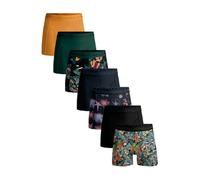 Muchachomalo Boxers pour Hommes, sous-vêtements en Coton pour Hommes, Multipack de 7 pièces, Boxers imprimés Coupe Classique, avec Ceinture élastique