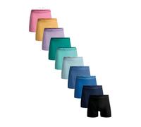 Muchachomalo Boxers pour Hommes, sous-vêtements Unis en Coton pour Hommes, Multipack de 10 pièces, Boxers Coupe Classique, avec Ceinture élastique