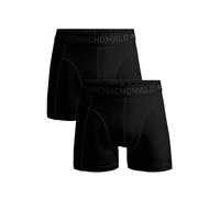 Muchachomalo Boxers pour Hommes, sous-vêtements Unis en Coton pour Hommes, Multipack de 2 pièces, Boxers Coupe Classique, avec Ceinture élastique