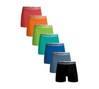 Muchachomalo Boxers pour Hommes, sous-vêtements Unis en Coton pour Hommes, Multipack de 7 pièces, Boxers Coupe Classique, avec Ceinture élastique