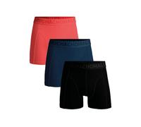 Muchachomalo Boxers pour Hommes, sous-vêtements Unis en Microfibre pour Hommes, Multipack de 3 pièces, Boxers Coupe Classique pour Le Sport, avec Ceinture élastique
