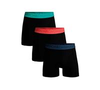 Muchachomalo Boxers pour Hommes, sous-vêtements Unis en Microfibre pour Hommes, Multipack de 3 pièces, Boxers Coupe Classique pour Le Sport, avec Ceinture élastique