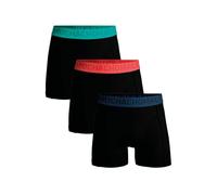 Muchachomalo Boxers pour Hommes, sous-vêtements Unis en Microfibre pour Hommes, Multipack de 3 pièces, Boxers Coupe Classique pour Le Sport, avec Ceinture élastique