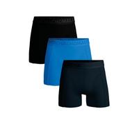 Muchachomalo Boxers pour Hommes, sous-vêtements Unis en Microfibre pour Hommes, Multipack de 3 pièces, Boxers Coupe Classique pour Le Sport, avec Ceinture élastique