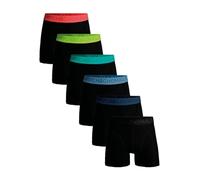 Muchachomalo Boxers pour Hommes, sous-vêtements Unis en Microfibre pour Hommes, Multipack de 6 pièces, Boxers Coupe Classique pour Le Sport, avec Ceinture élastique