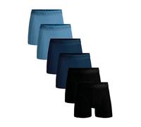 Muchachomalo Boxers pour Hommes, sous-vêtements Unis en Microfibre pour Hommes, Multipack de 6 pièces, Boxers Coupe Classique pour Le Sport, avec Ceinture élastique