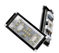 MuChangZi 2Pcs Aucun Code D'erreur 18 LED Blanc 12V Canbus Lumière de Plaque D'immatriculation pour B/MW E66 E65 7-Series 735i 2006-2008