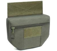MUCHER Sac tactique pour Chest Rig - Sac de transport sous le ventre - Pour outils utilitaires - Dangler - Pour JPC CPC AVS - Vert