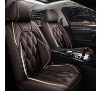 Muchkey Housse de Siege Voiture pour Nissan pour Pathfinder 2000-2024 | Ensemble de Housses Siège Auto Couvre Sieges pour Avant et Arrière Accessoires Interieur(mh109 Standard - Café
