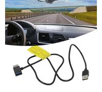 MuchLuckystar Câble adaptateur répartiteur USB en Y pour Android Auto et pour carplay Power Supply Harness Noir