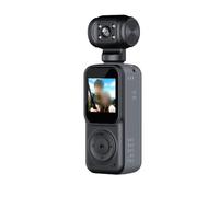 MuchLuckystar Caméra 4K pour corps avec micro nocturne et externe, grand angle de 130 ° pour mini caméra pour sport, voyage, moto, enregistrement 2000 mAh 6H