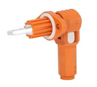 MuchLuckystar Connecteur de stockage d'énergie de batterie 80 A 1000 V DC IP67 Borne rapide en cuivre plaqué argent pour EV Chariot élévateur Télécom Cabinet, Noir