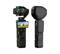 MuchLuckystar Coque en silicone pour DJI Pocket 4 Pro avec fentes de dissipation de la chaleur - Kit de protection intégrale anti-chocs - Noir, Noir , Dissipation de la chaleur