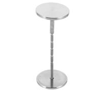 MuchLuckystar Couvercle de trou de porte en acier inoxydable - Plaque décorative ronde pour protection de serrure de porte - Anti-rouille - Pour cacher les ouvertures disgracieuses - Argenté