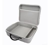 MuchLuckystar Étui de protection pour robot de nettoyage Ecovacs W2S Plus, coque rigide en EVA résistant à la poussière, sac de rangement portable, organisateur de voyage, gris, 38 x 31 x 12 cm