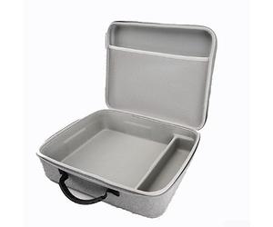 MuchLuckystar Étui de protection pour robot de nettoyage Ecovacs W2S Plus, coque rigide en EVA résistant à la poussière, sac de rangement portable, organisateur de voyage, gris, 38 x 31 x 12 cm