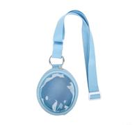 MuchLuckystar Étui de rangement compact pour Tamagotchi Paradise avec couvercle transparent pour connexion Pix pour Nano - Couverture rigide anti-chute 9 x 7,5 x 4 cm, bleu, Élégant
