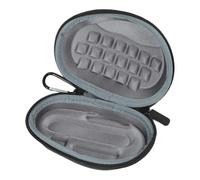 MuchLuckystar Étui de transport rigide en EVA pour souris Logitech pour mx 4, sac de rangement de protection compact avec coque anti-choc, pochette de rangement de voyage 15 x 11 x 7 cm, noir