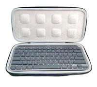 MuchLuckystar Étui rigide pour clavier Logitech pour mx Keys Mini, sac de rangement portable avec ajustement sécurisé, housse de voyage compacte 32 x 15,5 x 5 cm, noir