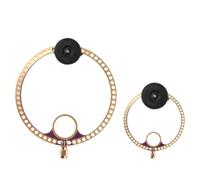 MuchLuckystar Kit d'antenne UV UHF VHF Loop 400-470MHz 80-150MHz avec connecteur sma pour HFDY pour récepteur radio DSP