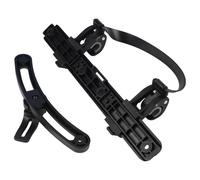 MuchLuckystar Kit de boucle de crochet pour vélo PA66 + GF - Support de fixation réglable pour sac latéral - Noir