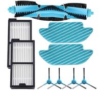 MuchLuckystar Kit de pièces de rechange pour Cecotec pour conga 5090 5490 5690 6090 6490 7090, brosse à rouleau principale, brosses latérales, filtres et serpillères, ensemble de 9 pièces