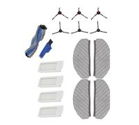 MuchLuckystar Kit de pièces de rechange pour Ecovacs pour deebot N20 Plus/N20 Pro Plus, comprend une brosse principale, des brosses latérales, des filtres et des accessoires de serpillère