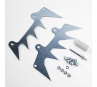 MuchLuckystar Kit de pointes pour tronçonneuse d'abattage de chien compatible avec MS441 MS661 064, comprend une coque latérale pour chien, un récupérateur de chaîne pour chien