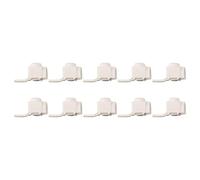 MuchLuckystar Lot de 10 borniers de 25 mm² pour boîte de distribution de disjoncteur de barre omnibus, courant nominal 63 A, blanc
