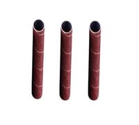 MuchLuckystar Lot de 3 manchons de ponçage de 11,4 cm, grain 80/150/240, bandes de polissage abrasives pour ponceuse à broche oscillante, bois, métal, plastique