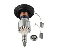 MuchLuckystar Lot de 4 pièces de rechange pour marteau de démolition Bosch GBH10DE 11223EVS GBH11DE GSH10C GSH11E, gris métal 208 mm avec brosse en carbone et roulement