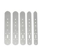 MuchLuckystar Lot de 5 gabarits de perforation pour ceinture en cuir, guide de perforation en plastique pour la fabrication de sangles, 25 à 40 mm de large, transparent