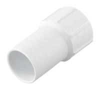 MuchLuckystar Manchette de rechange pour tuyau d'aspirateur de piscine, 3,8 cm, spirale filetée pour nettoyeur de piscine, connecteur en PVC blanc, facile à installer