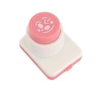 MuchLuckystar Nori Punch Coupe-algues pour Sushi Boules de Riz, Outil de Gaufrage avec Bouton à Ressort, Plastique et Alliage de Zinc Décoration Alimentaire pour Boîte à Lunch Box, Rose