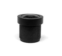 MuchLuckystar Objectif de vidéosurveillance grand angle 2,1 mm 150° FOV F2.5 pour caméra IP CCD 1/3" et 1/4" Noir