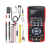 MuchLuckystar Oscilloscope multimètre portable, bande passante 10 MHz, échantillonnage 48 MSa/s, DMM 9999 comptes avec True RMS, export de données USB-C pour courant de tension AC/DC
