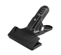 MuchLuckystar Pince à ressort robuste avec large ouverture et coussinets en caoutchouc pour le travail du bois, toiles de fond de studio photo, toile - Ouverture de 4,5 cm, noir