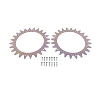 MuchLuckystar Pointes antidérapantes en acier pour tondeuse robot Parkside PMRA 20-Li B2 & PMORDA 20-Li B2, clous de traction améliorés avec vis