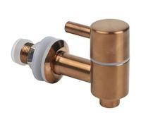 MuchLuckystar Robinet distributeur de boisson doré, robinet en cuivre pur avec filtre pour jus de vin, boissons froides, robinet en acier inoxydable pour trou de 16 à 24 mm