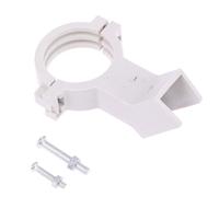 MuchLuckystar Serre-tête haute fréquence pour antenne parabolique, support en ABS épais pour bande KU LNB, clip de montage résistant aux intempéries pour installation sur le toit, balcon, blanc