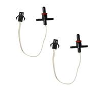 MuchLuckystar Sonde de température à thermistance pour lave-vaisselle, plage de -40 °C à 125 °C, sonde de rechange en PVC, moniteur précis de température de l'eau, noir