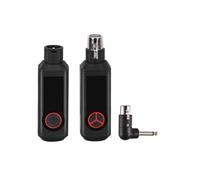 MuchLuckystar Système de microphone sans fil rechargeable XLR émetteur-récepteur 16 canaux 40 Hz - 20 kHz 800 mAh 50 m de portée pour discours de scène