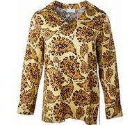 Mucho Gusto Blouse Riccia Leopard Paisley Beige Taille: S | Chemisiers Outlet | Femme | Marron