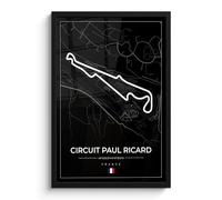 MuchoWow© Cadre Decoration Murale 40x60 cm Décorations Murales Enfant Décoratif Tableaux Decoratifs Muraux Moderne Triptyque Cadres F1 - Circuit - France